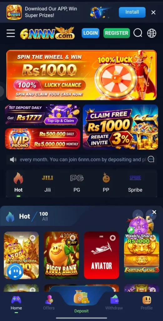 6nnn game home page